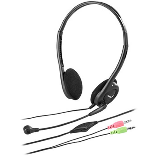 Genius HS-02C Classic Headband Headset, Stereo with MIC, SKYPE Ready : image 1