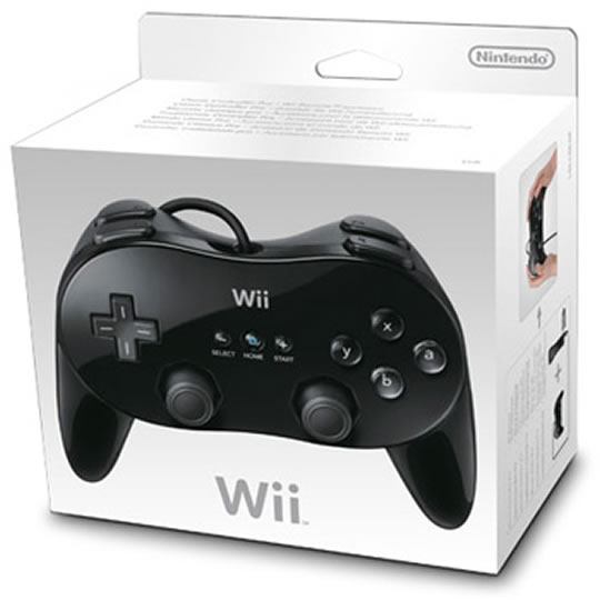 Nintendo Classic Controller (Joypad) for Nintendo Wii, Black : image 2