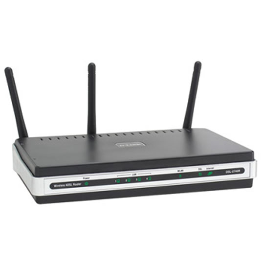 D-Link DSL-2740R/UK Wireless N ADSL2+ Router with 4 Port 10/100 Switch : image 1