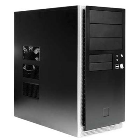 Antec NSK 4482B Black/ Silver Mini Tower Computer Case : image 1