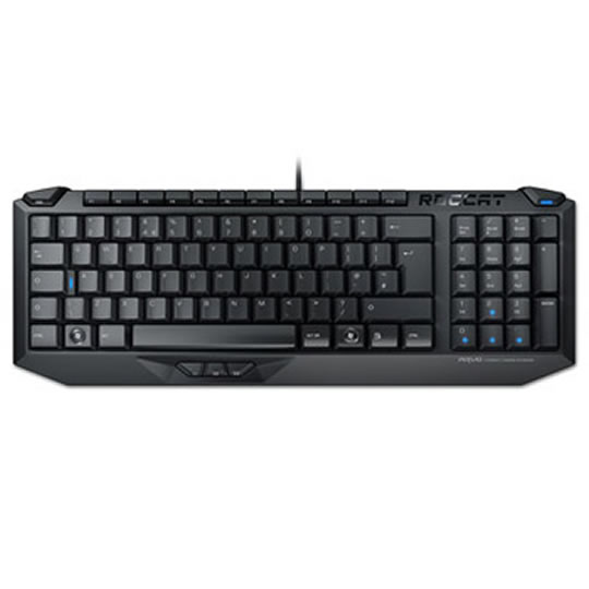Roccat Arvo Compact Gaming Keyboard inc 3 Thumbster Keys & Dual Assign Num Pad even Metal Base : image 1