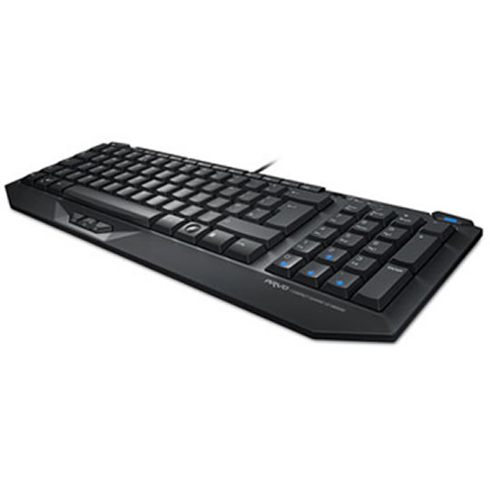 Roccat Arvo Compact Gaming Keyboard inc 3 Thumbster Keys & Dual Assign Num Pad even Metal Base : image 2