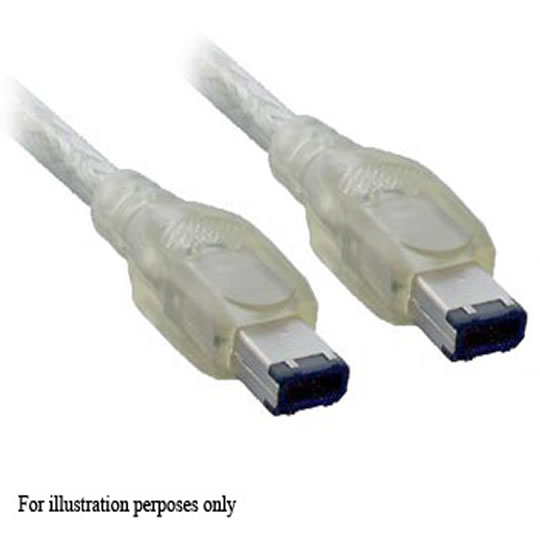 1.8m Dlink Cable Firewire 400 6 pin to 6 pin : image 1