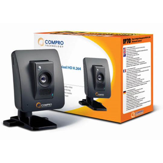 Compro VideoMate IP70 Night/Day Network IP Camera HD Megapixel H.264/MPEG4 : image 1