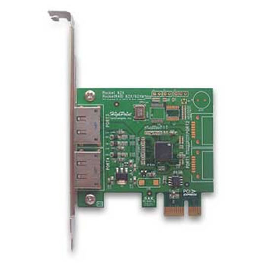 Highpoint Rocket 622(R622) 2 channel External PCI-e v2 x1 to SATA 6Gb/s non-RAID controller(card) : image 1