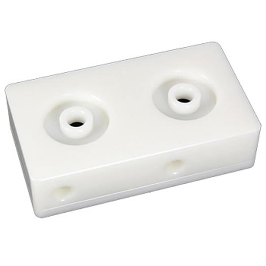 EK D5 Dual TOP 2-LOOPS - White Acetal : image 1