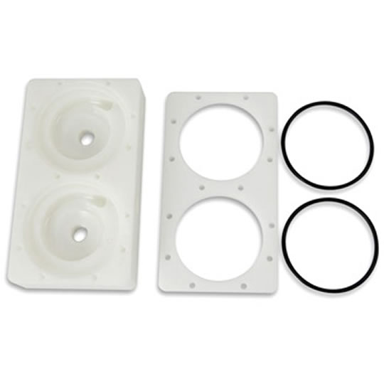 EK D5 Dual TOP 2-LOOPS - White Acetal : image 2