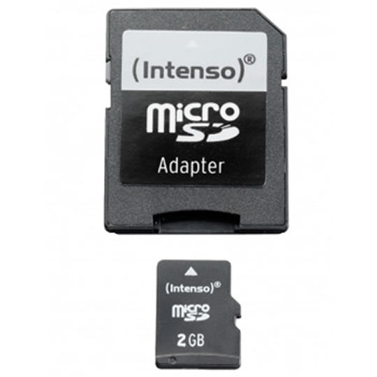 Intenso SD Card 2GB Micro Memory Secure Digital High Capcity (SDHC) : image 1