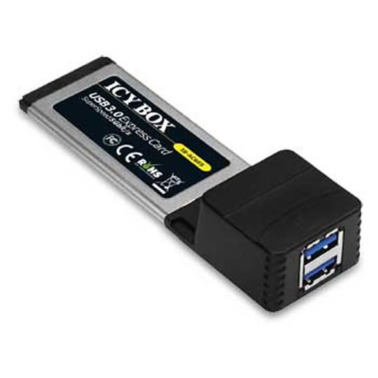 Icy Box IB-AC605 PCI-Express 2 Port SuperSpeed USB 3.0 card (5Gbit/sec) : image 1
