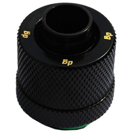 Bitspower BP-MBCPF-CC2 1/4" BSPP - 3/8" ID - 1/2" OD Compression -Matte Black : image 2