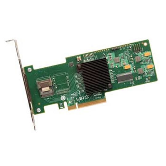 4 Port SAS 6Gb/s HBA PCIE RAID Card LSI LSI00199 MRSAS9240-4I/SGL : image 1