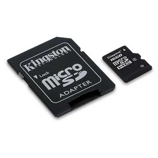 Kingston SD Card 16GB Micro Memory Secure Digital High Capcity (SDHC) : image 1