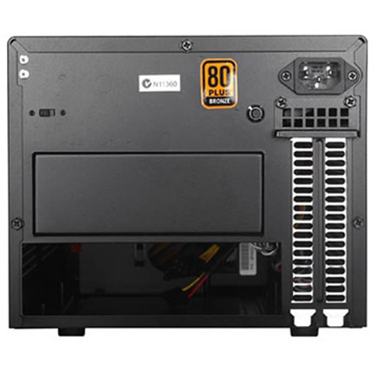 Silverstone SG07B, Sugo SFF mini-ITX, Black, with 600W PSU, 80 Plus Bronze, 2 Full Slots : image 4