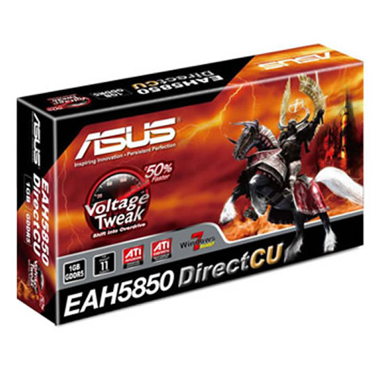 ASUS 1GB HD 5850 DirectCU Graphics Card : image 4
