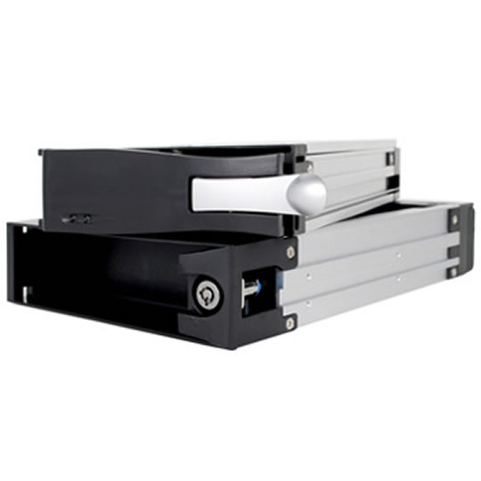 Icy Dock Mobile Rack Black MB123SK-1B SATA3 Hotswappable Aluminum + Fan : image 2