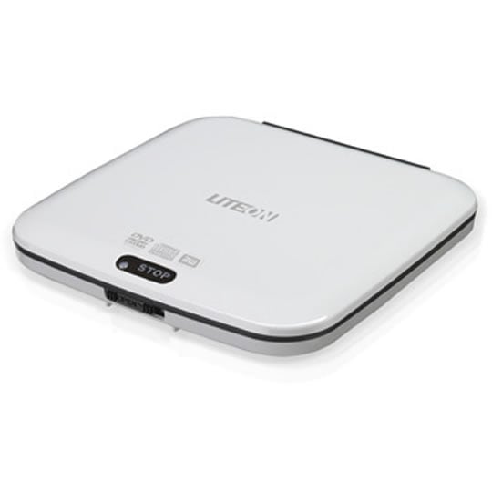 Lite On External DVD ROM, ETDU108-01, USB, White DVDROM : image 1