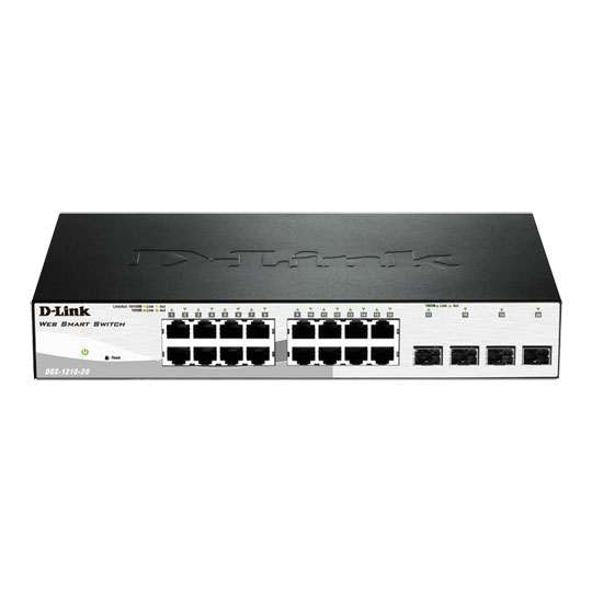D-Link Gigabit 16 Port Smart Switch with 4 Combo SFP Ports DGS-1210-16 : image 1