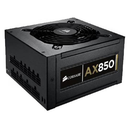 Corsair CMPSU-850AXUK Professional Series Gold AX 850W Modular Power Supply (PSU) : image 1