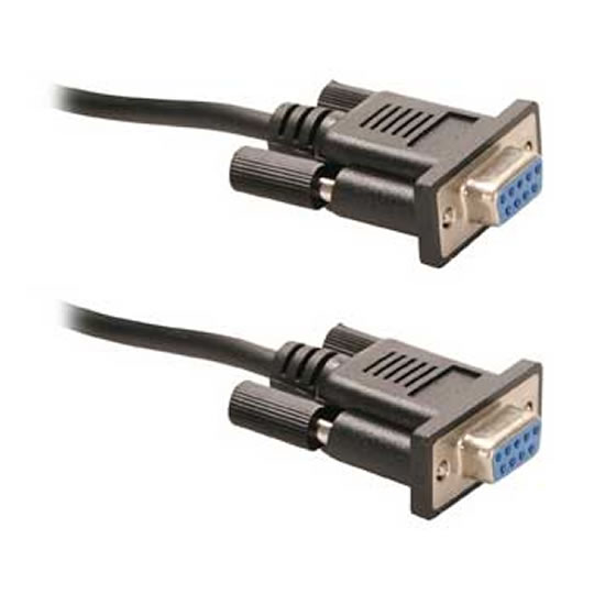 1.8m ICIDU Serial Null Modem Cable 9 pin to 9 pin : image 1