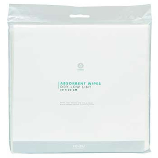 Absorbent Cleaning Wipes - Low Lint Wipes 20cm x 20cm : image 1
