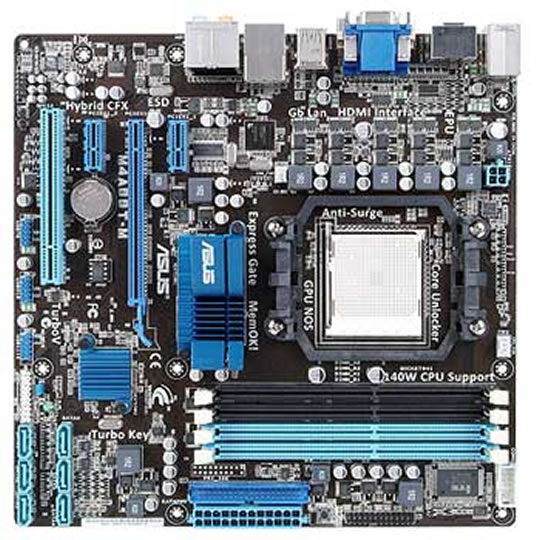 ASUS M4A88T-M AMD 880G AM3 Motherboard : image 1