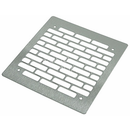 Phobya radiator grill single (120) Bricky - Silver : image 1