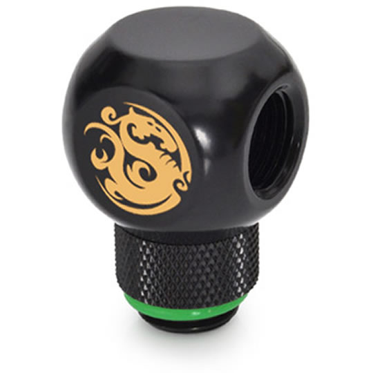 Bitspower BP-MBTR-C G1/4" Matt Black T-Rotary G1/4" X2 Extender : image 2