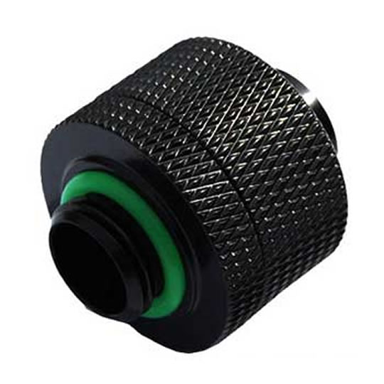 Bitspower BP-MBCPF-CC5 G1/4" Matt Black Compression Fitting CC5 For ID 1/2" OD3/4" Tube : image 1