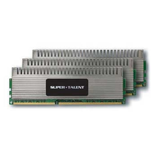 Super Talent Memory Chrome Series 6GB DDR3 PC3-14400 (1800) Triple Channel Desktop : image 1