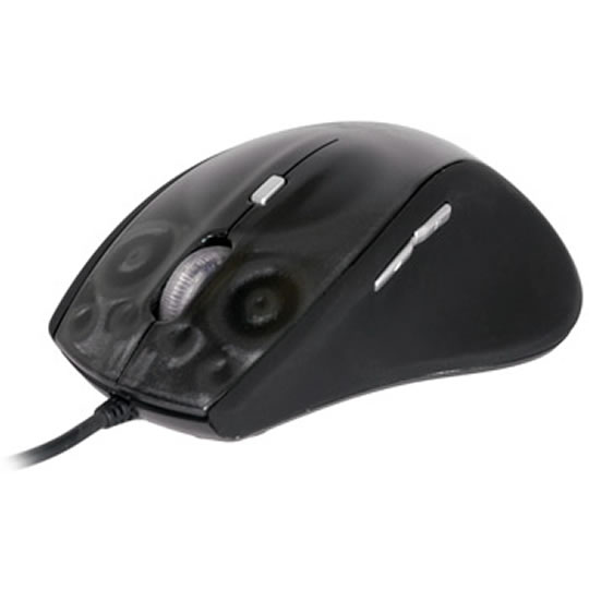 BLAZE Black/Grey Wired laser mouse : image 1
