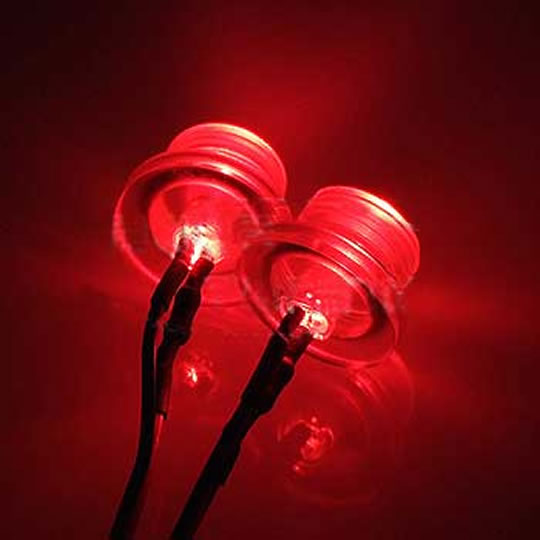 LEDs 5mm Ultra-bright 12000mcd 12V, cable length 30cm : image 1