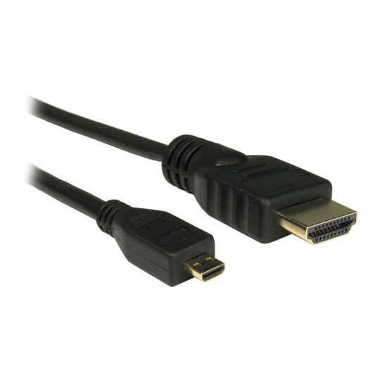 Scan Micro HDMI to Micro HDMI v1.4b Cable - 1.5 Metre : image 1
