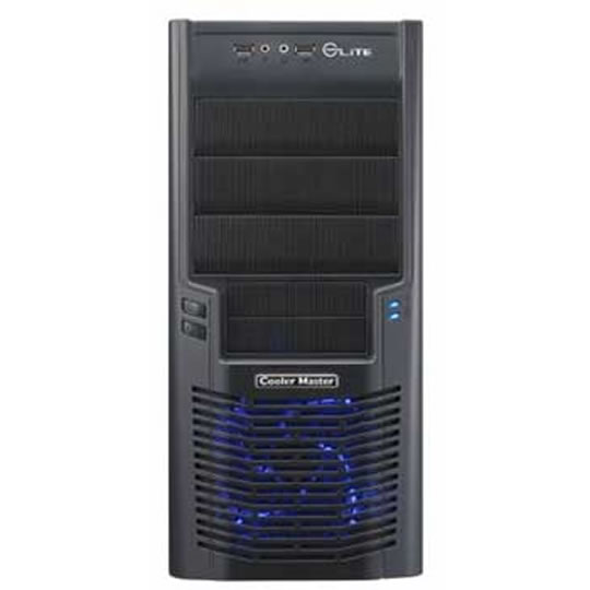 Coolermaster Elite 430 Black Computer Chassis with CM Elite 500W PSU LN34937 RC 430 KWP500 SCAN UK