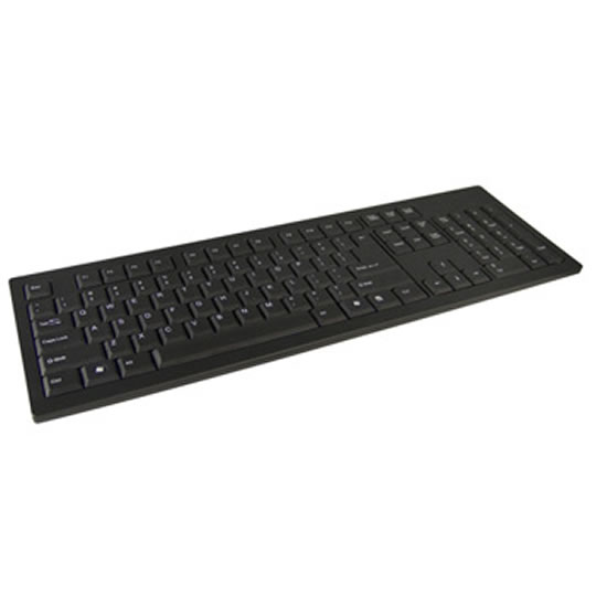 Keysonic KSK-8004U Full size keyboard with modern design and flat keys : image 2