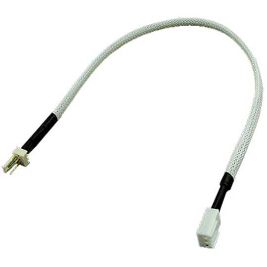 Phobya extension 3Pin Molex 30cm - UV white : image 1