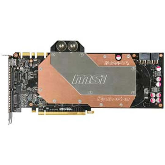 MSI GeForce GTX 480 HydroGen NVIDIA Graphics Card Water Cooled : image 3
