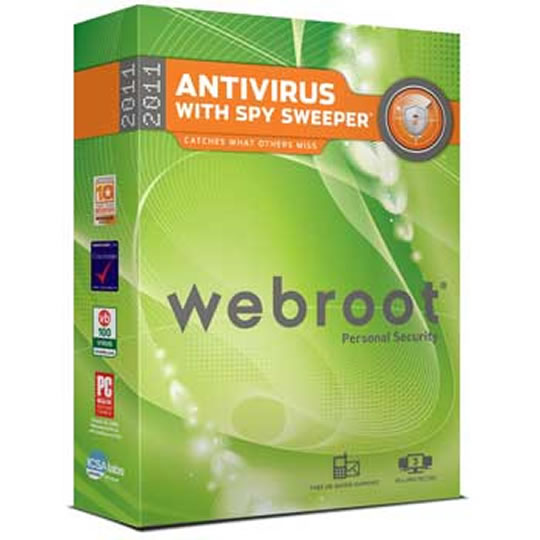 Webroot Anti Virus with Spy Sweeper 2011 : image 1