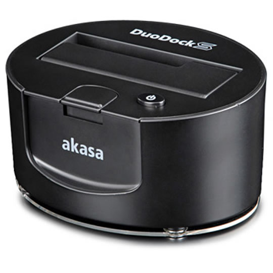 Akasa DuoDock S Black Super Speed USB 3.0 Docking station for 2.5/3.5" HDD : image 1