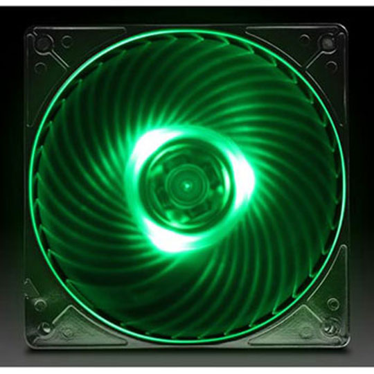 Silverstone SST-AP121-GL 120mm Air Penetrator, Green LED, 1500rpm Fluid Dynamic Bearing Case Fan : image 2