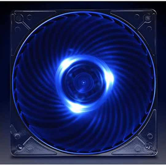 SilverStone AP121 120mm Air Penetrator Fan Silver Silent : image 1
