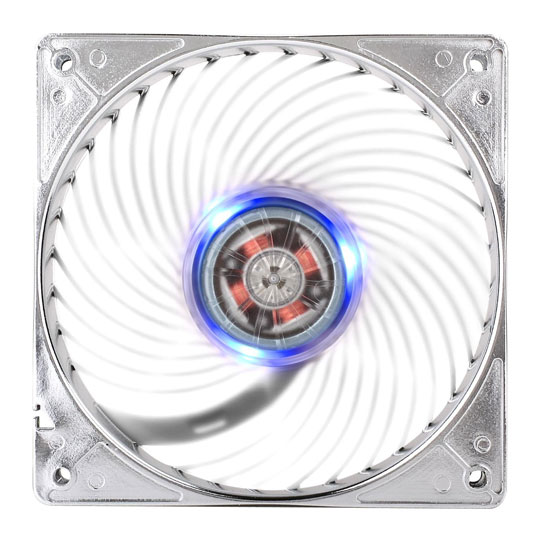 SilverStone AP121 120mm Air Penetrator Fan Silver Silent : image 3