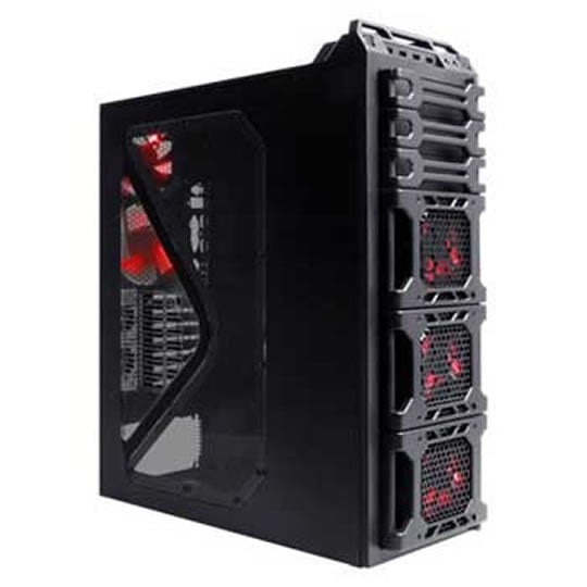 Antec Dark Fleet DF-85, Black, Gaming Mid Tower Case with Side Window w/o PSU : image 1
