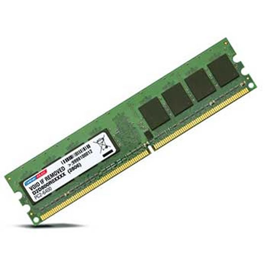 Dane-Elec 512Mb DDR2 PC6400 (800), 240 Pin, Non-ECC Unbuffered, CAS 5-5-5-12, Retail : image 1