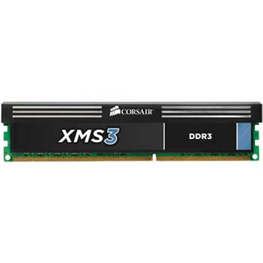Corsair Memory XMS3 4GB DDR3 1600 MHz CAS 9 XMP Dual Channel Desktop ...