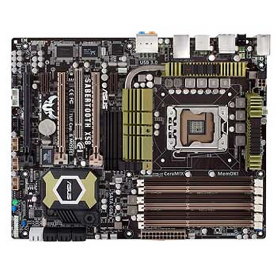 ASUS Sabertooth TUF X58 Motherboard, USB 3.0, SATA III : image 2