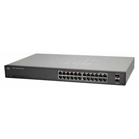 Cisco SLM2024T-UK, 24-port Gigabit Smart Switch + 2 x SFP : image 1
