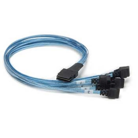 CBL-M8OCF-06M M8 to Discrete 3Ware - multi lane M8 to discrete SATA  Fanout cable 0.6 meters : image 1