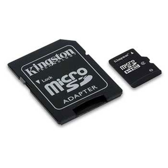 Kingston 32GB MicroSD Card Class 4 with SD Adaptor : image 1