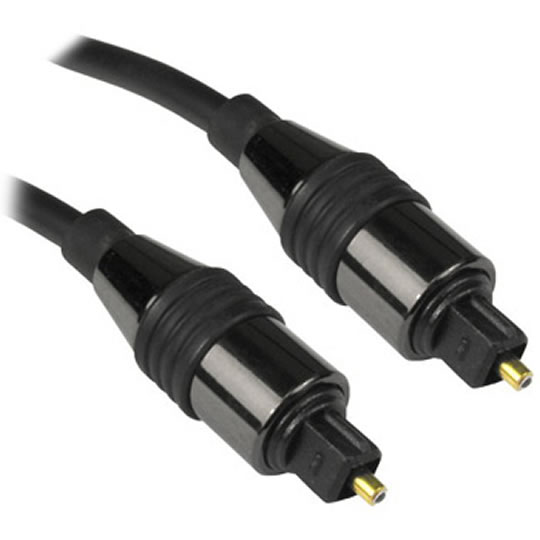 2.5m Newlink Optical Cable, Gold Plated - Toslink (Male) to Toslink (Male) : image 1