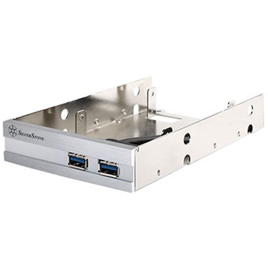 Silverstone SST-FP36S 3.5" Bay Converter - Silver : image 1